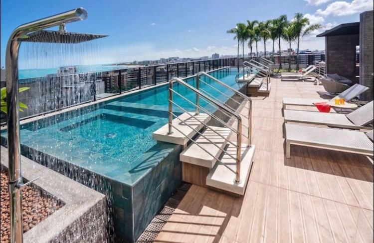 Apto Time - Vista Mar Em Ponta Verde Maceio Apartment Ngoại thất bức ảnh